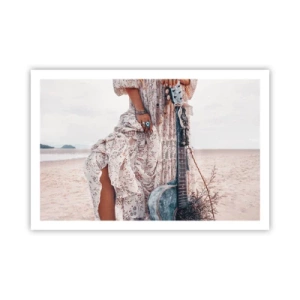 Poster - Flower Chidlren on their Way - 91x61 cm