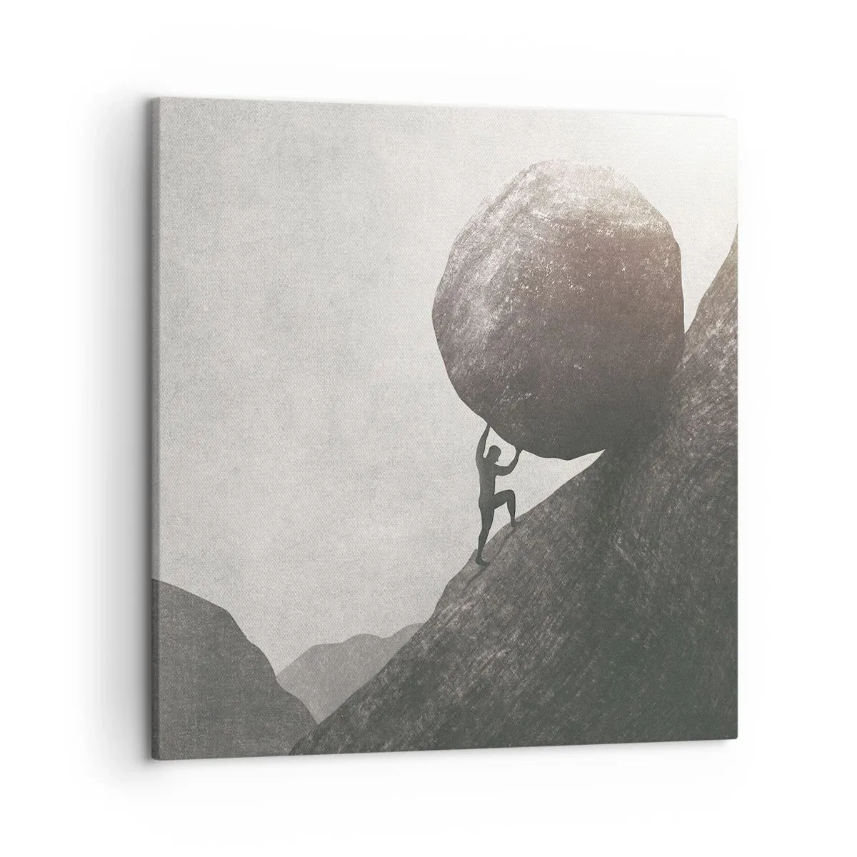 Canvas picture - I Believe against Hope - 50x50 cm