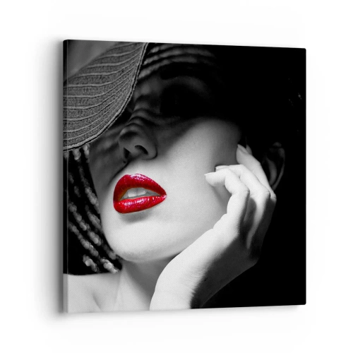 Canvas picture - Study in Scarlet - 40x40 cm