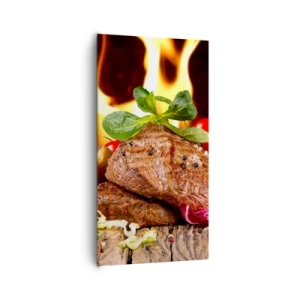 Canvas picture - Smokey Barbecue - 65x120 cm