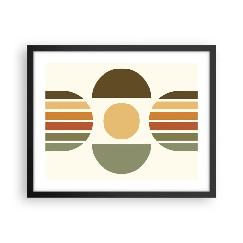 Poster in black frame - In the Colours of Soli - 50x40 cm