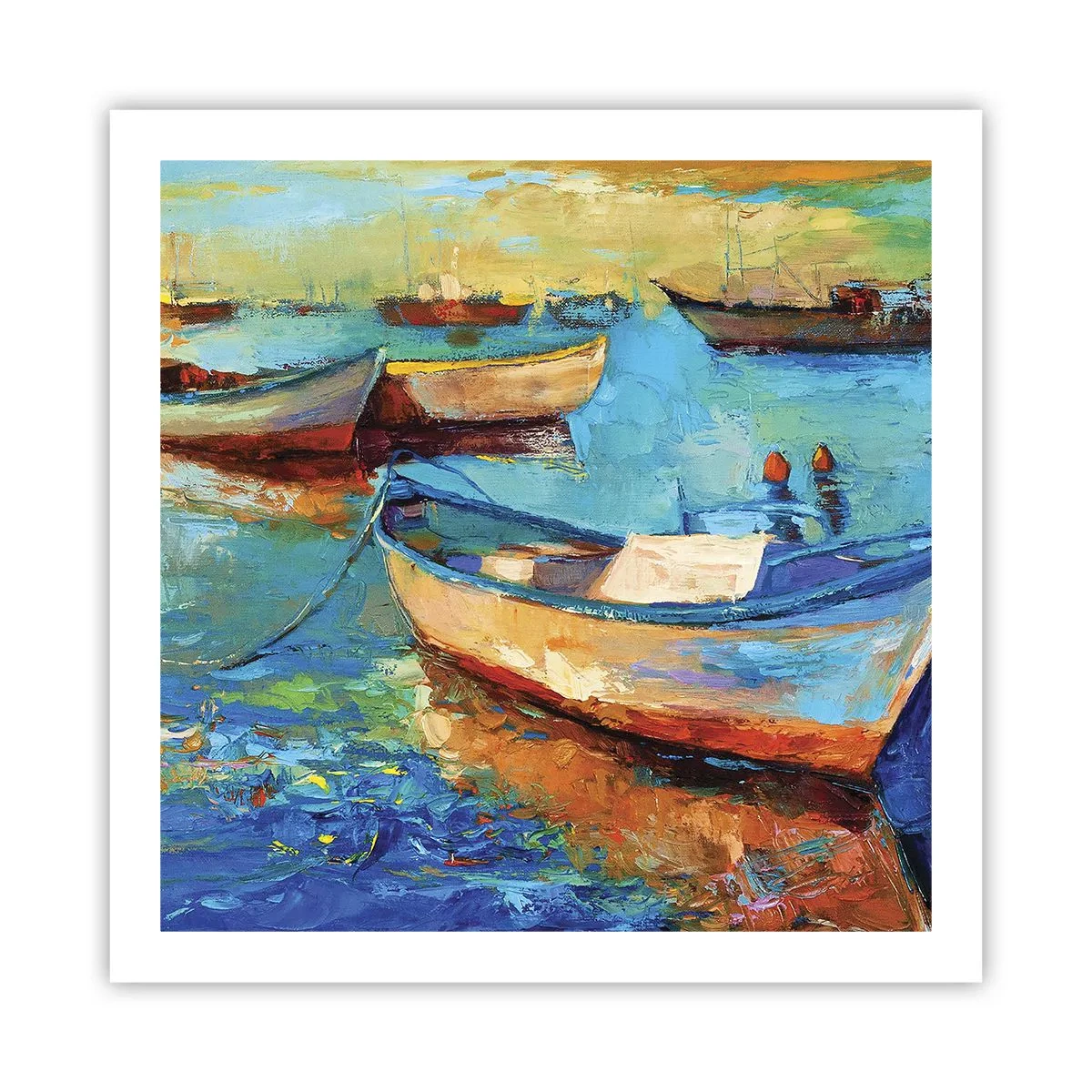 Poster - In a Southern Bay - 60x60 cm