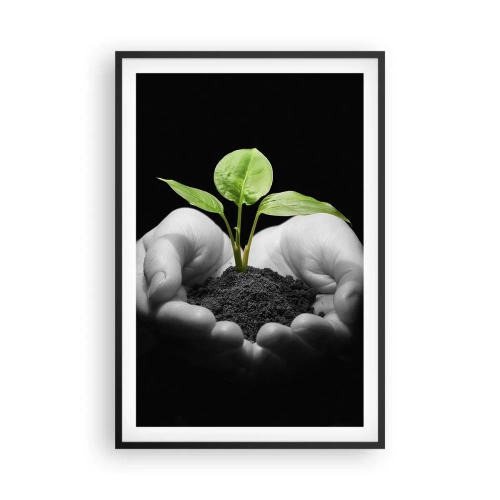 Poster in black frame - I Love Nature, I Protect It - 61x91 cm