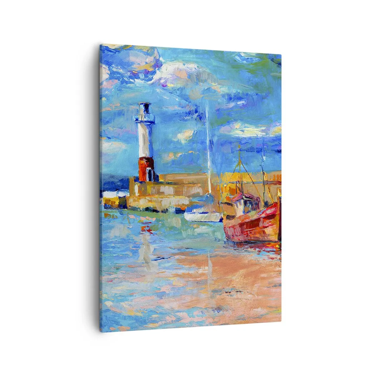 Canvas picture - Afternoon in a Rainbow Bay - 50x70 cm