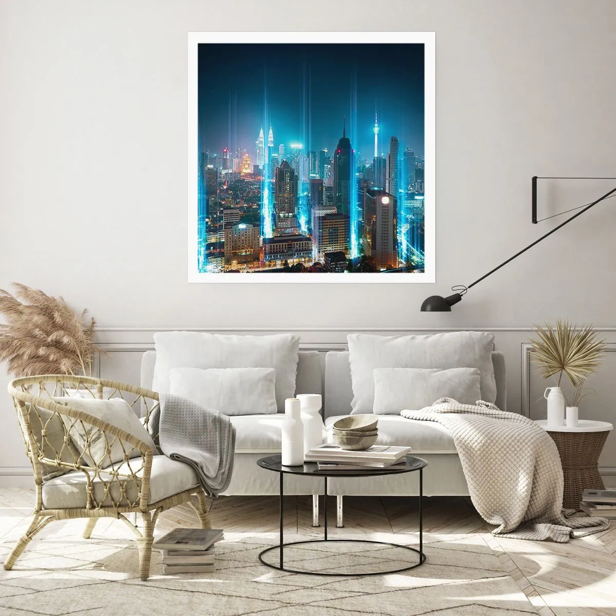 Poster - Berlin Lights - 60x60 cm