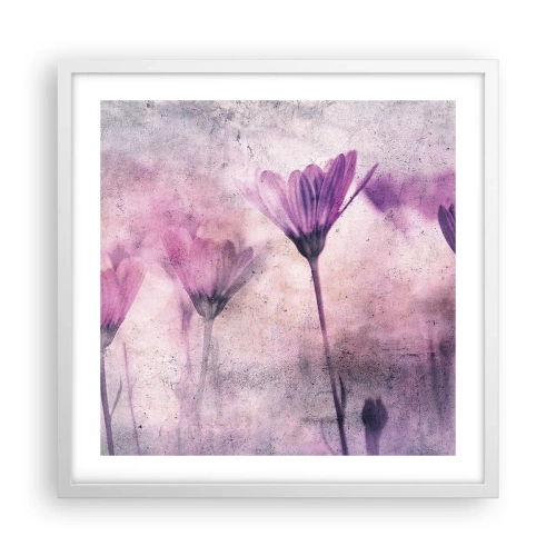 Poster in white frmae - Dream of Flowers - 50x50 cm