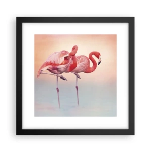 Poster in black frame - In the Colour Of Sunset - 30x30 cm