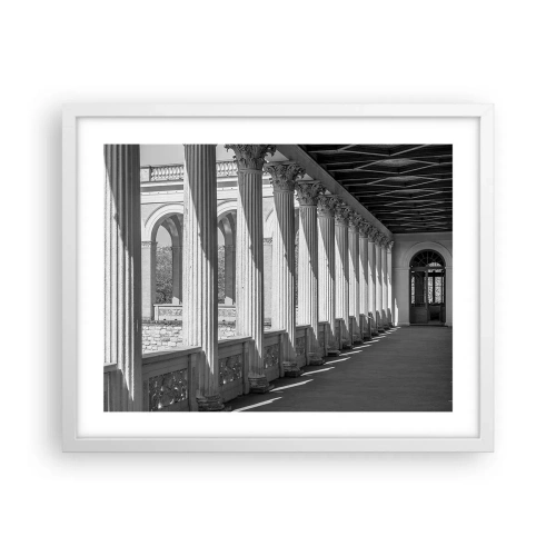 Poster in white frmae - Sunny Arcade - 50x40 cm