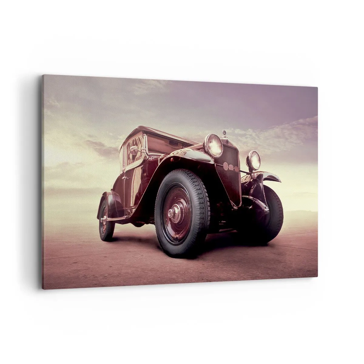 Canvas picture - Let's Drive to the Past - 120x80 cm