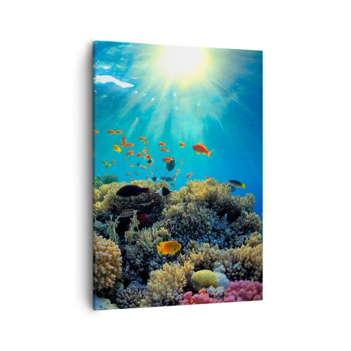 Canvas picture - Underwater Treasures - 50x70 cm