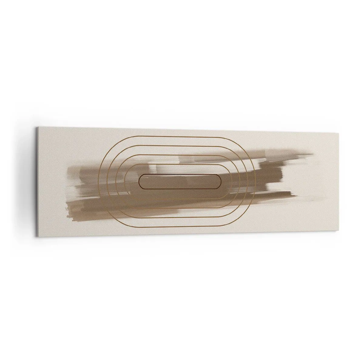 Canvas picture - Blast of Grey - 160x50 cm