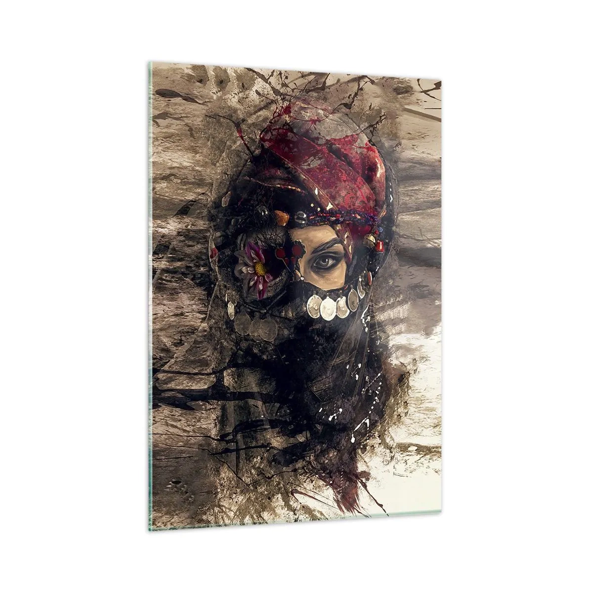 Glass picture - At Least Worrying - 50x70 cm