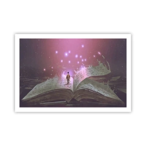 Poster - Invitation to Another World -Read It! - 91x61 cm