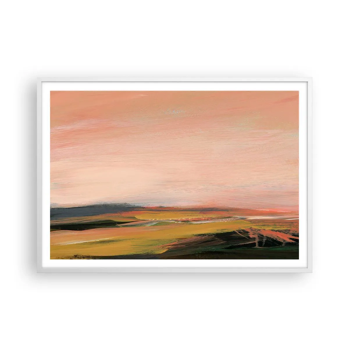 Poster in white frmae - In Pink Tones - 100x70 cm