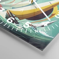 Clock face with numbers