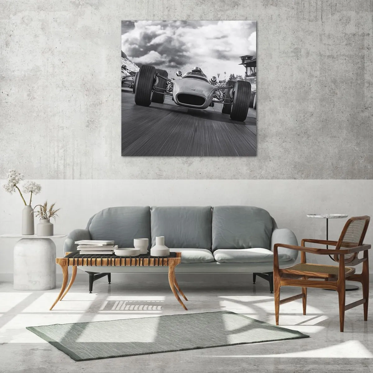 Glass picture - There is Power! - 40x40 cm