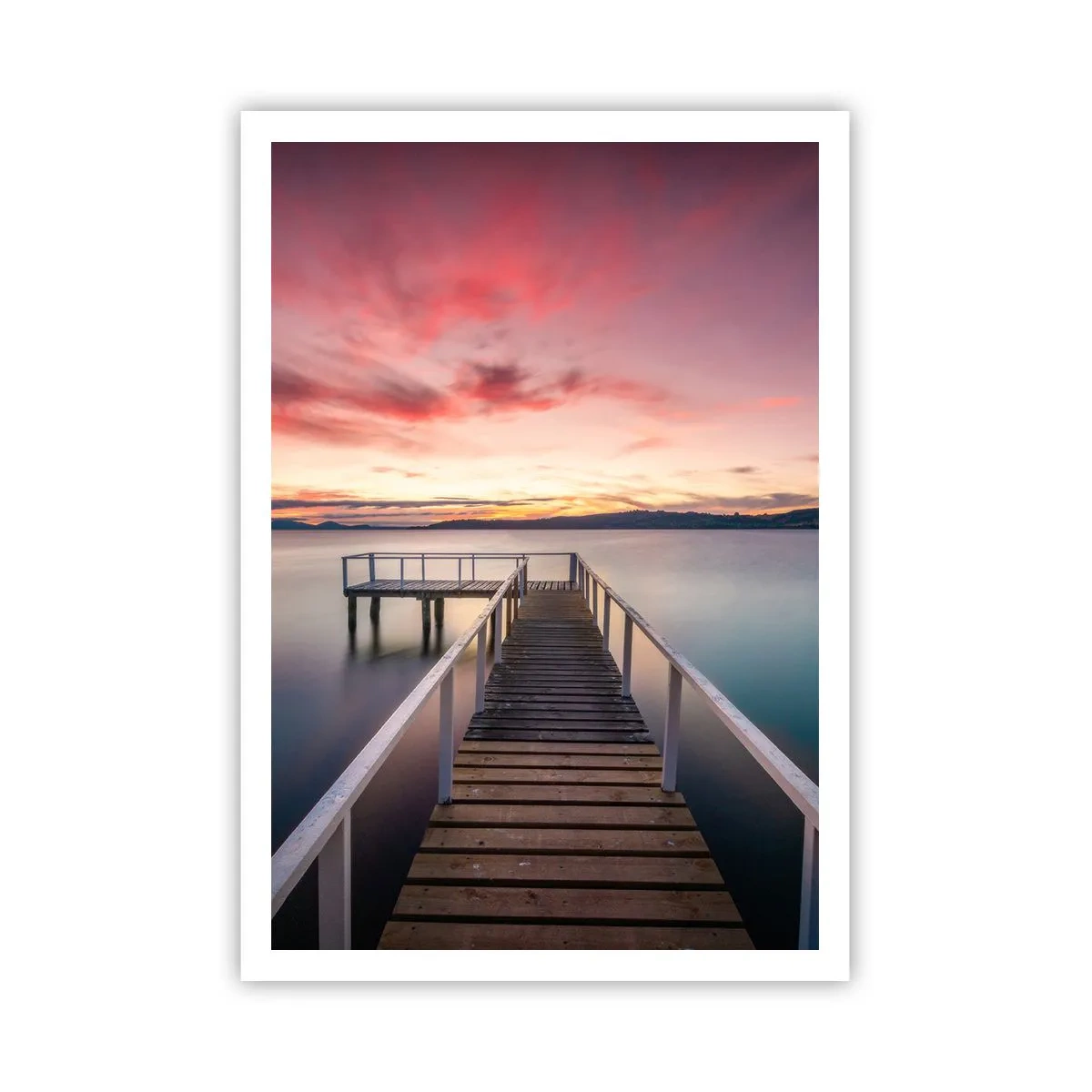 Poster - Mild Flame of an Evening - 70x100 cm