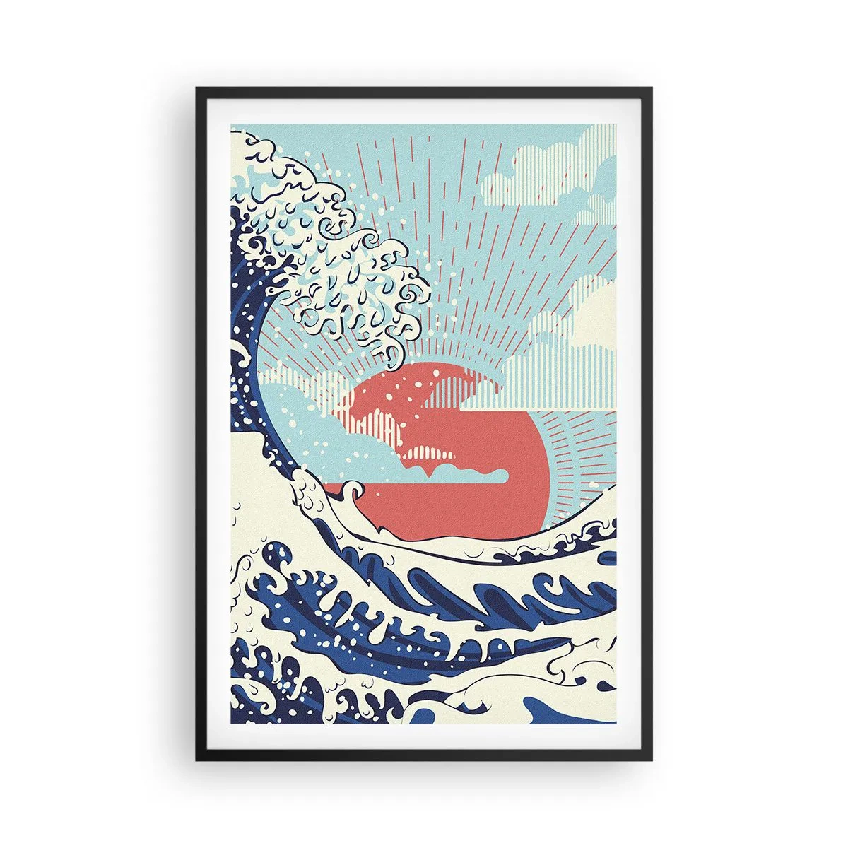 Poster in black frame - From Japanese Inspirations - 61x91 cm
