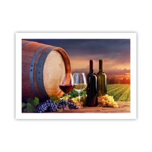 Poster - Here Life Is Full of Flavour - 70x50 cm