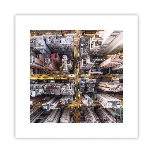 Poster - Greetings from Hong Kong - 30x30 cm