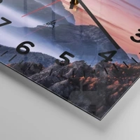 Clock face with numbers