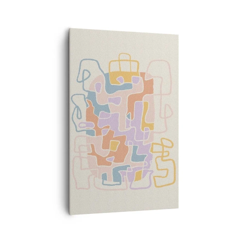 Canvas picture - Maze - Joyful Adventure - 80x120 cm