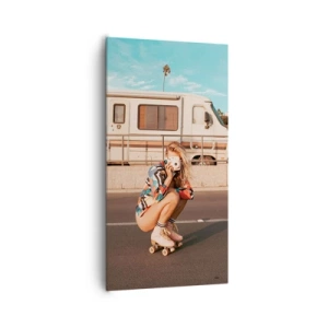 Canvas picture - Smile, Please! - 65x120 cm