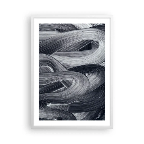 Poster in white frmae - Fluidity of Reality - 50x70 cm