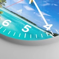 Clock face with numbers