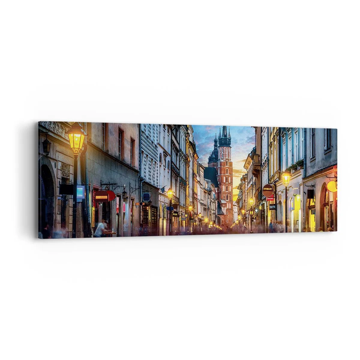 Canvas picture - Charm of Cracow - 90x30 cm