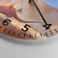 Clock face with numbers
