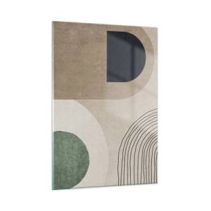 Glass picture - Gentleness of an Oval - 50x70 cm