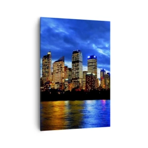Canvas picture - Night of Lights and Colours - 70x100 cm
