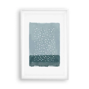 Poster in white frmae - Grown on the Blue - 61x91 cm