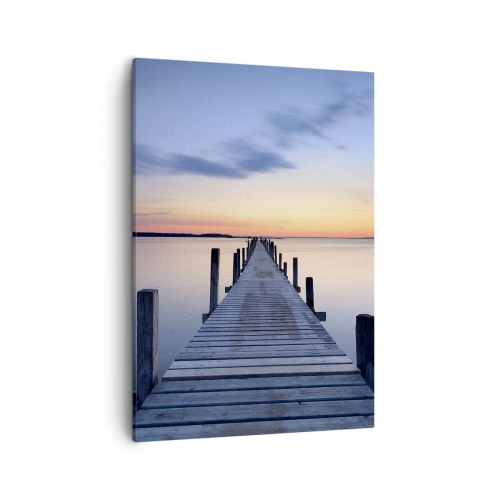 Canvas picture - Calm of a Quiet Dusk - 50x70 cm