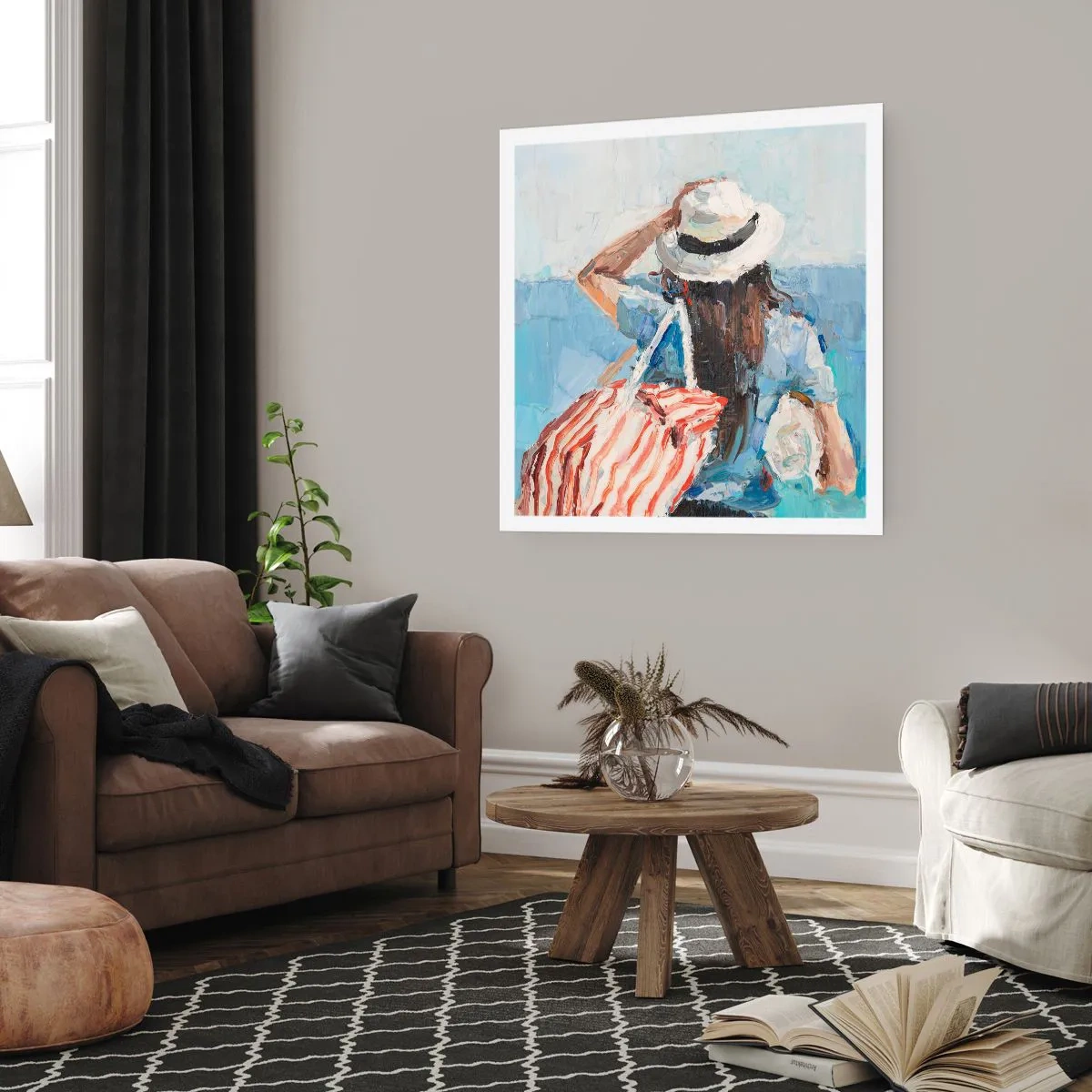 Poster - Welcome to Holiday - 40x40 cm