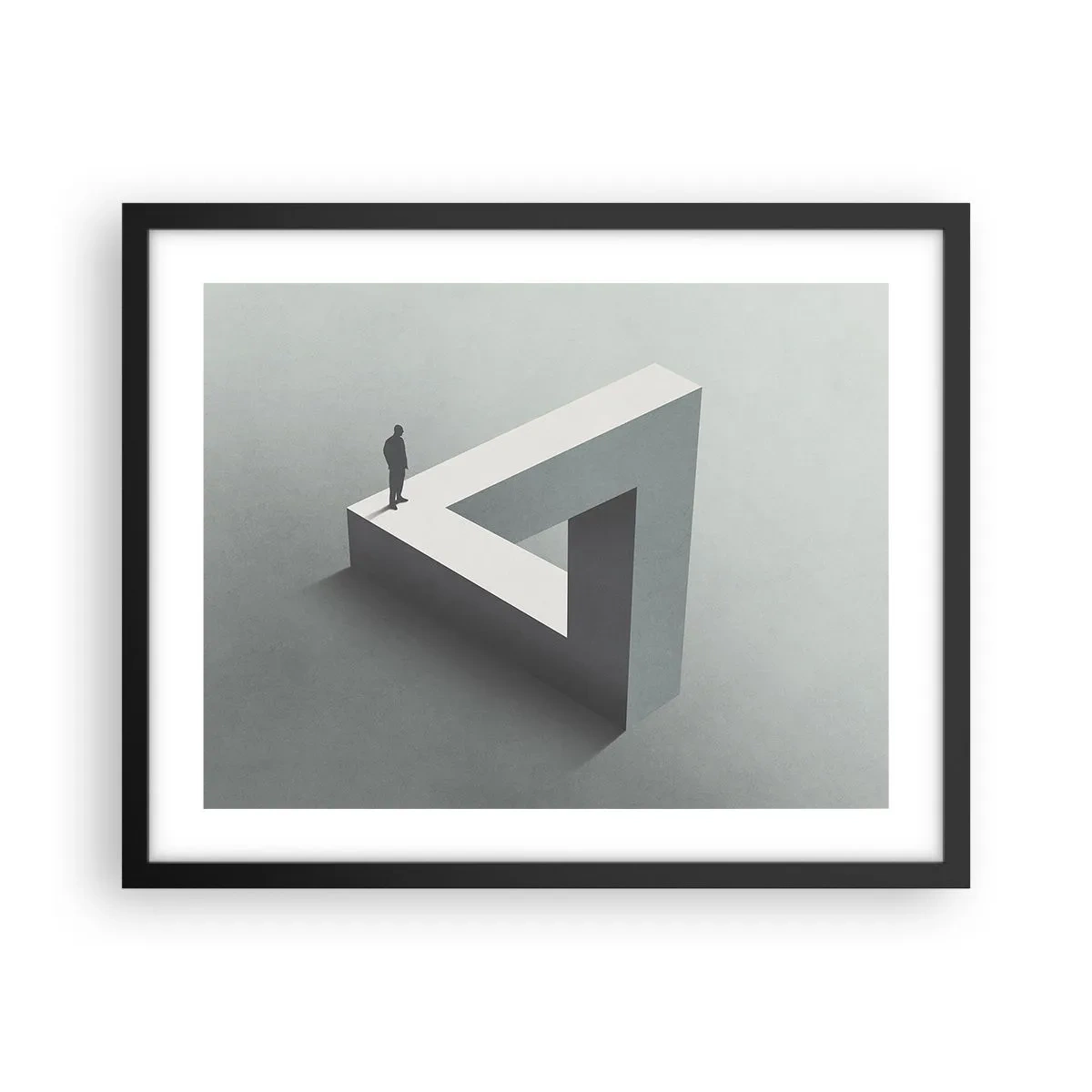Poster in black frame - And Yet It Is Possible - 50x40 cm