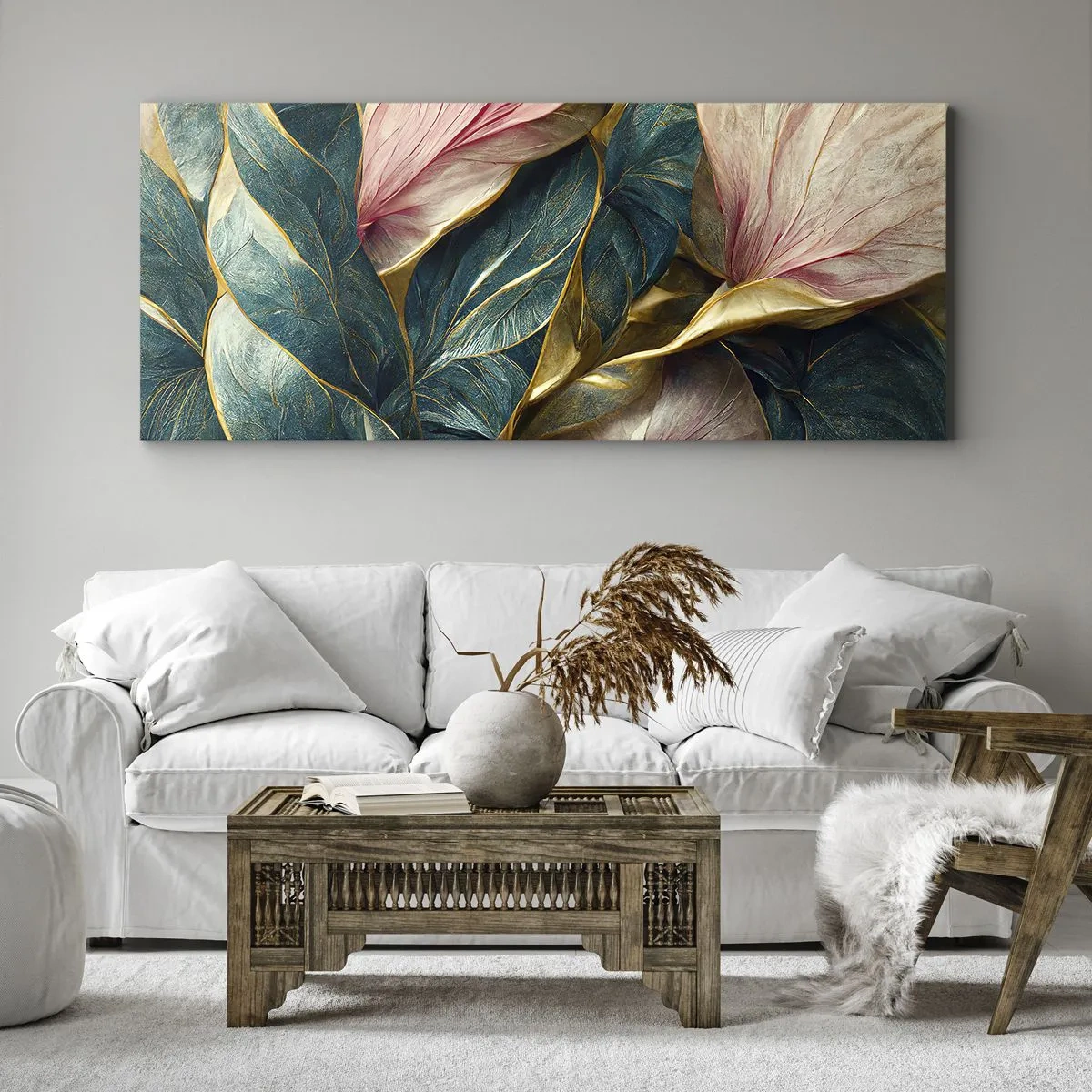 Canvas picture - Natural Elegance and Style - 120x50 cm