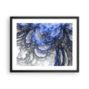 Poster in black frame - Birth of a Wave - 50x40 cm