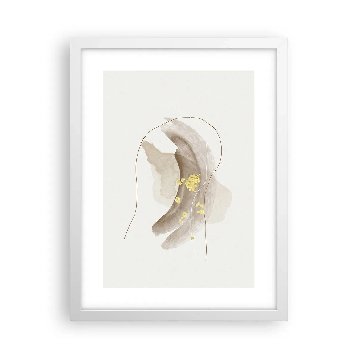 Poster in white frmae - Encountered in Space - 30x40 cm