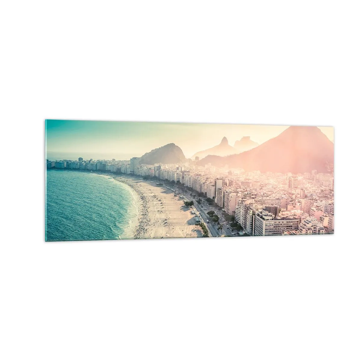 Glass picture - Eternal Holiday in Rio - 140x50 cm