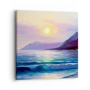 Canvas picture - Crystal of Water and Air - 40x40 cm