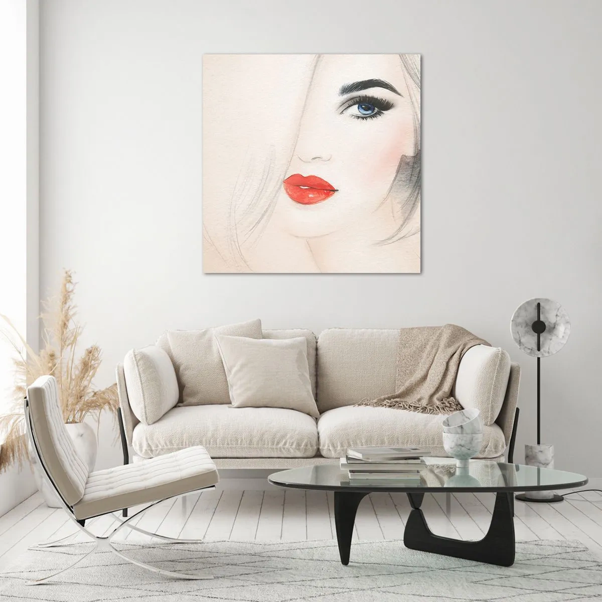 Glass picture - Mesmerizes and Intoxicates - 30x30 cm