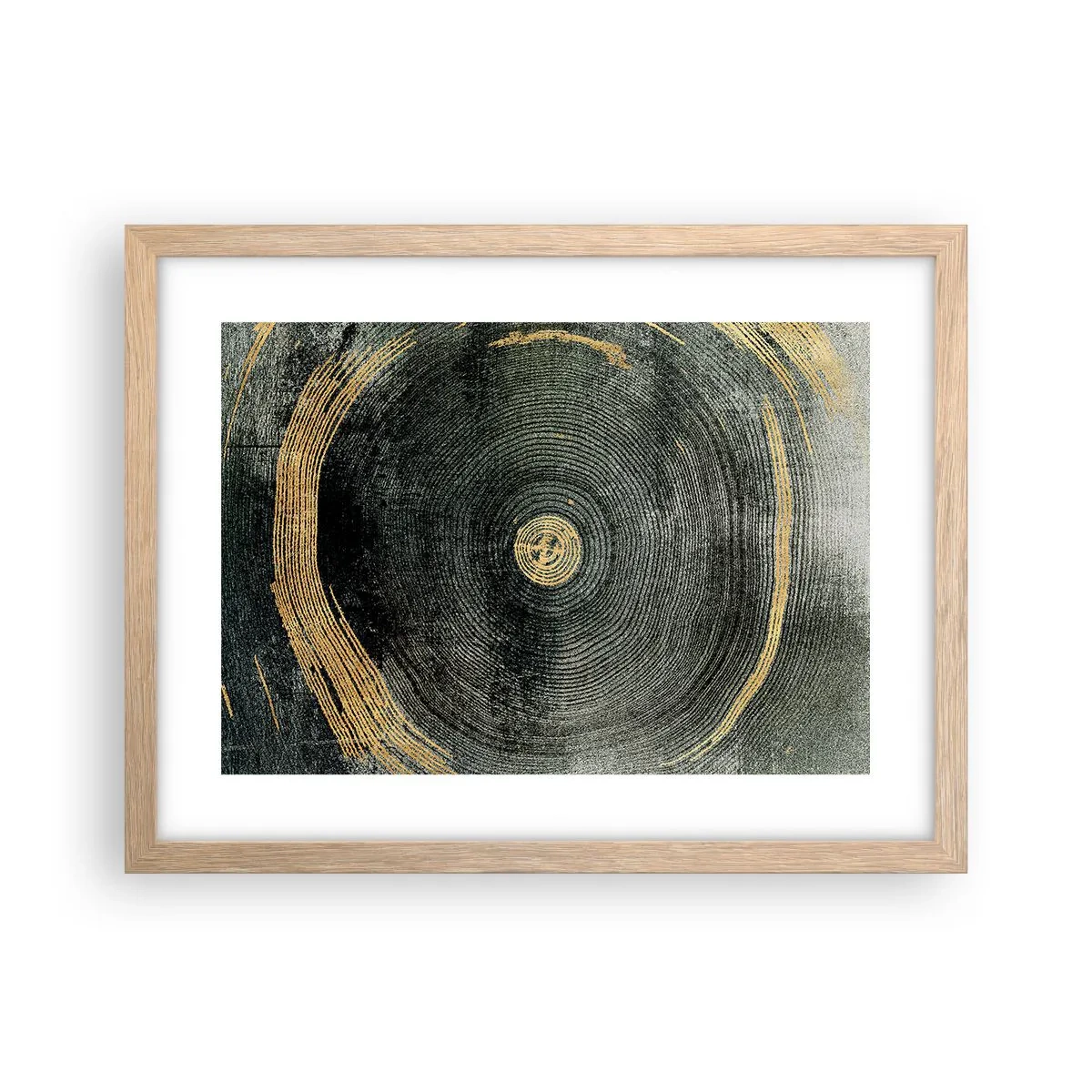 Poster in light oak frame - Change and Persistance - 40x30 cm