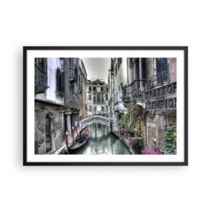 Poster in black frame - For Centuries in Quiet Contemplation - 70x50 cm