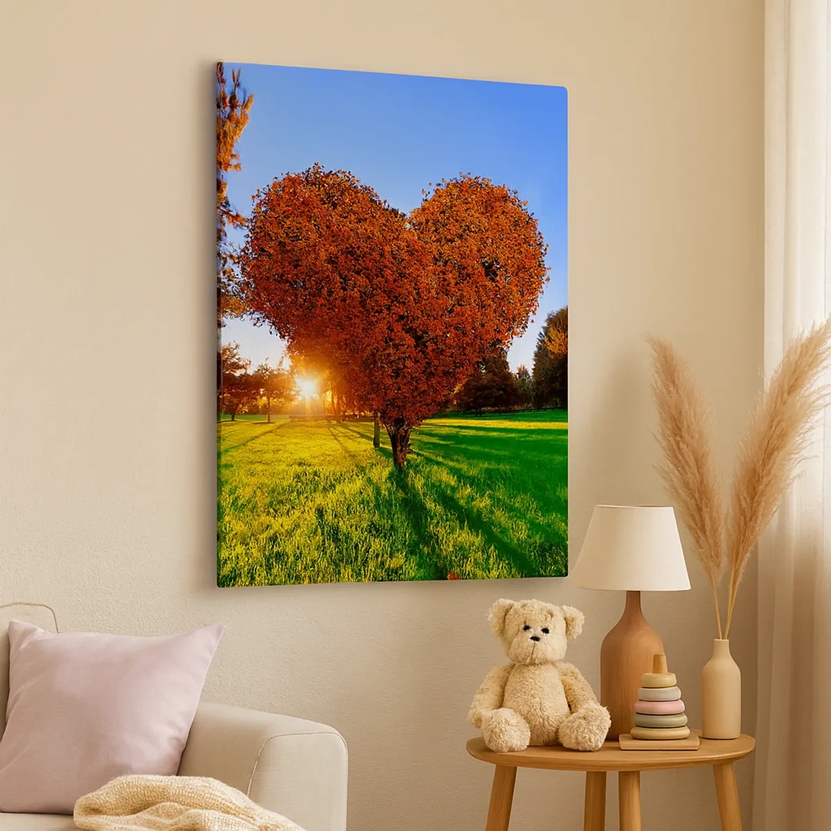 Canvas picture - Impossible Not to Love Autumn - 50x70 cm