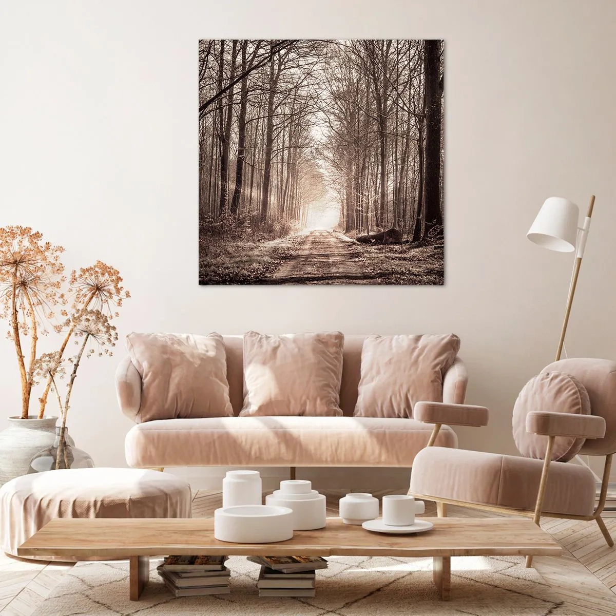 Canvas picture - Cathedral of the Forest - 40x40 cm