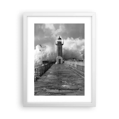 Poster in white frmae - Fearless - 30x40 cm