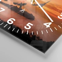 Clock face with numbers