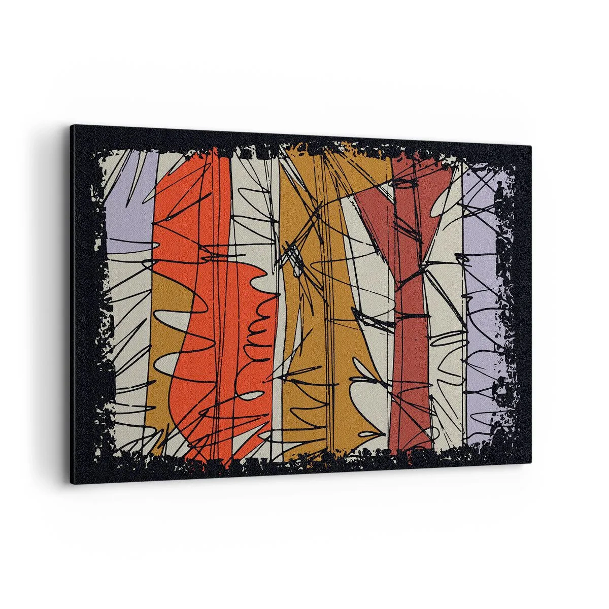 Canvas picture - Spontaneous Composition - 120x80 cm